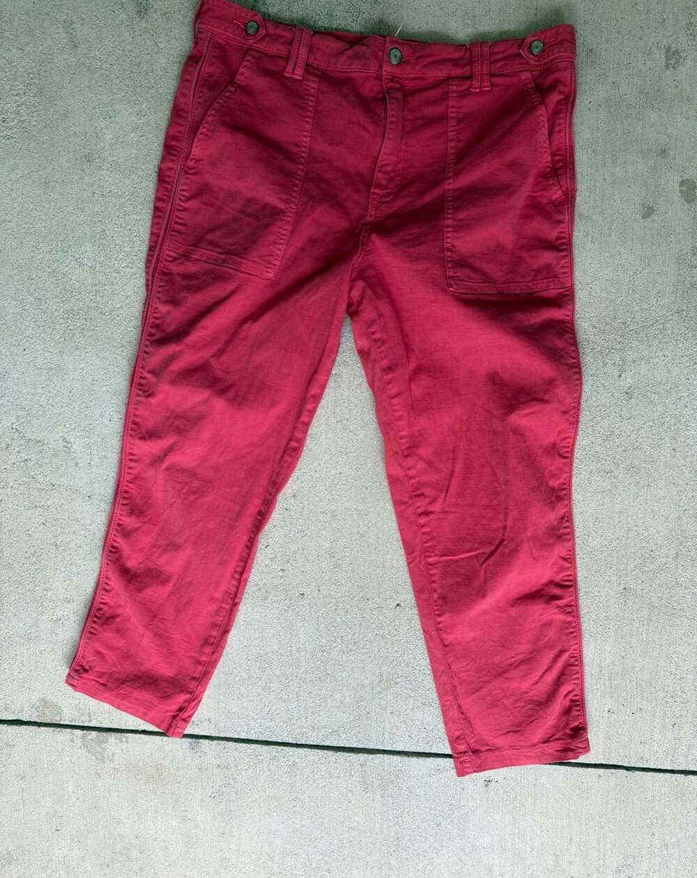 Pistola Red Utility Pants size 33